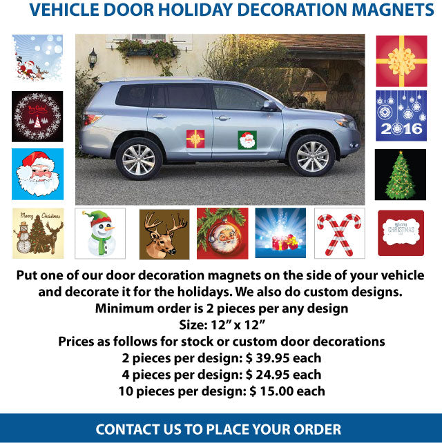 Vehicle Door Decoration Magnets