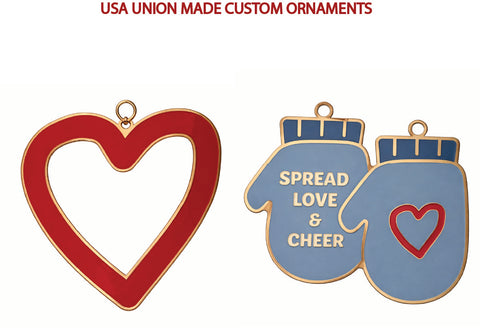 USA Union Made Custom Ornaments