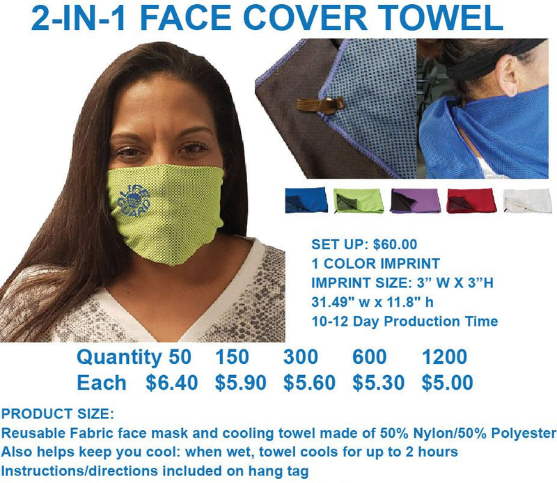 2-IN-1 FACE COVER TOWEL