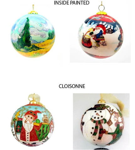 Custom Decorated Glass Balls