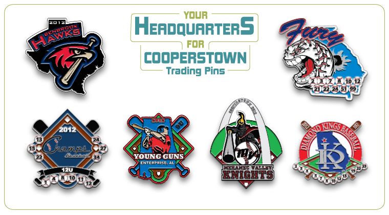Cooperstown Trading Pins