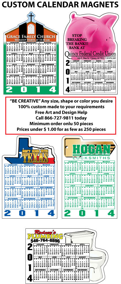 Custom Calendar Magnets
