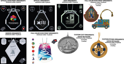 Custom Church Ornaments Low Quantity