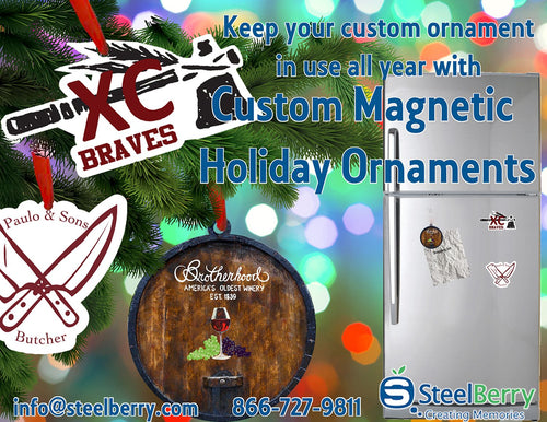 Custom Magnetic Ornaments