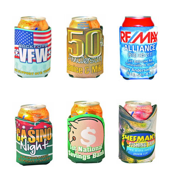 CUSTOM SHAPED CAN COOLERS - FULL COLOR