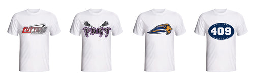 Full Color White T-Shirts