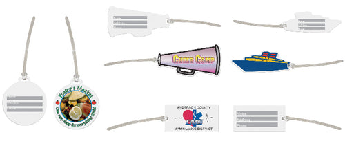 Full Color Vinyl Luggae Tags