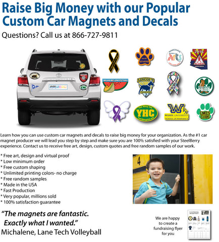 Fundraising Car Magnets