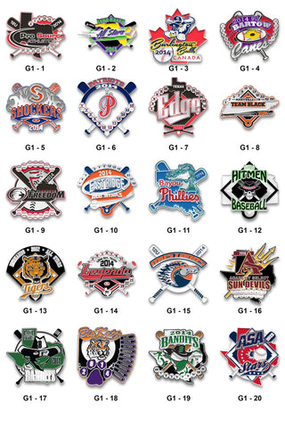 Baseball Gallery of Trading Pins