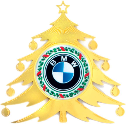 In Stock Tree Ornament with Custom Center