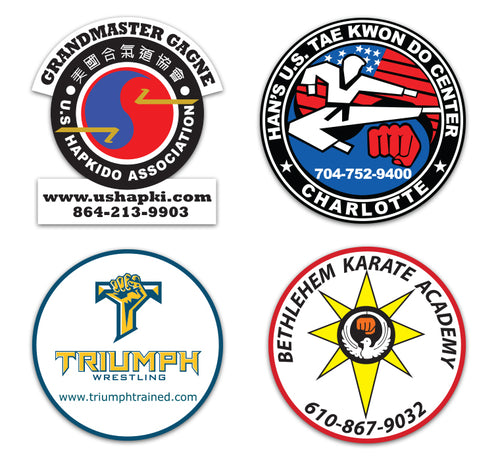Martial Art Car Magnets