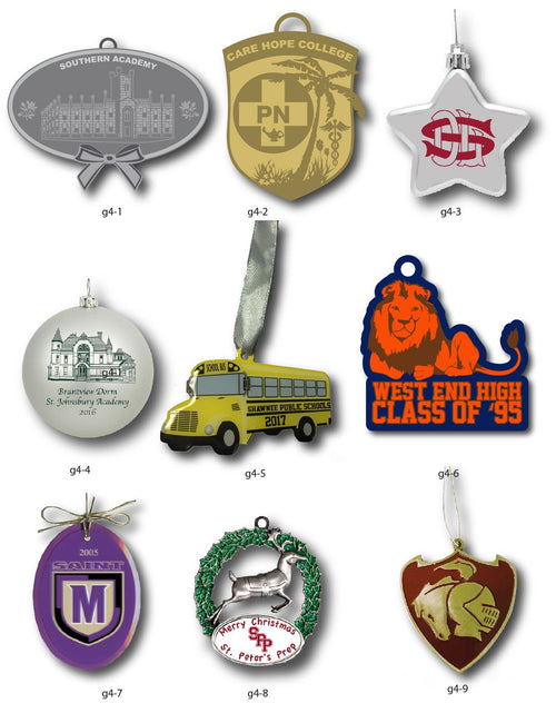 School Ornament Gallery
