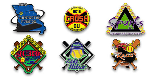 Softball Trading Pins