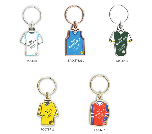 Sports Jersey Keychains
