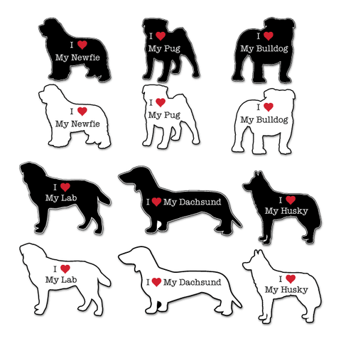 Stock Dog Breed Magnets